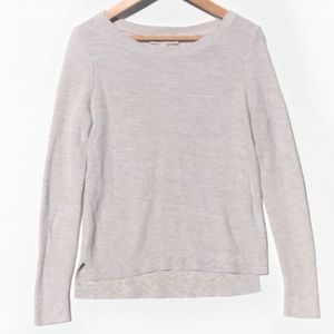 LOFT Cream Colored Scoop Neck Sweater